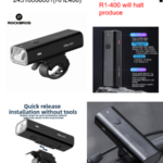 Фонарь велосипедный передний ROCKBROS RHL 400