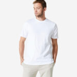 Decathlon футболка однотонная х/б / 2XL / Белый