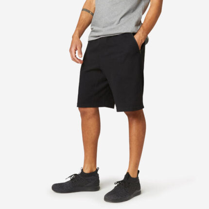 Decathlon шорты 520 (по бокам карманы) / M / Черный
