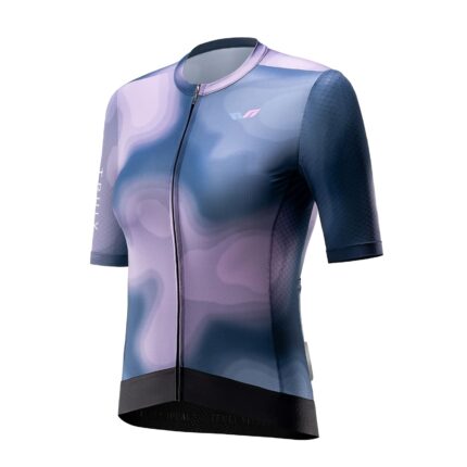 Джерси велосипедная шоссейная ROCKBROS / L / Розово-Синий градиент