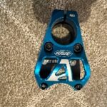 Вынос для руля велосипеда AMB AL6061 T6 3D CNC / 35 / Black/Blue
