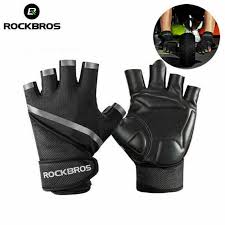 Перчатки велосипедные ROCKBROS / S / Черный/Серый